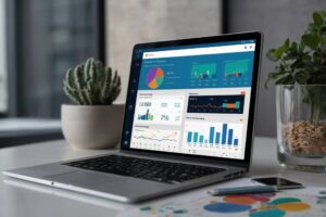 AI-based digital dashboard interface for expense tracking in 2025