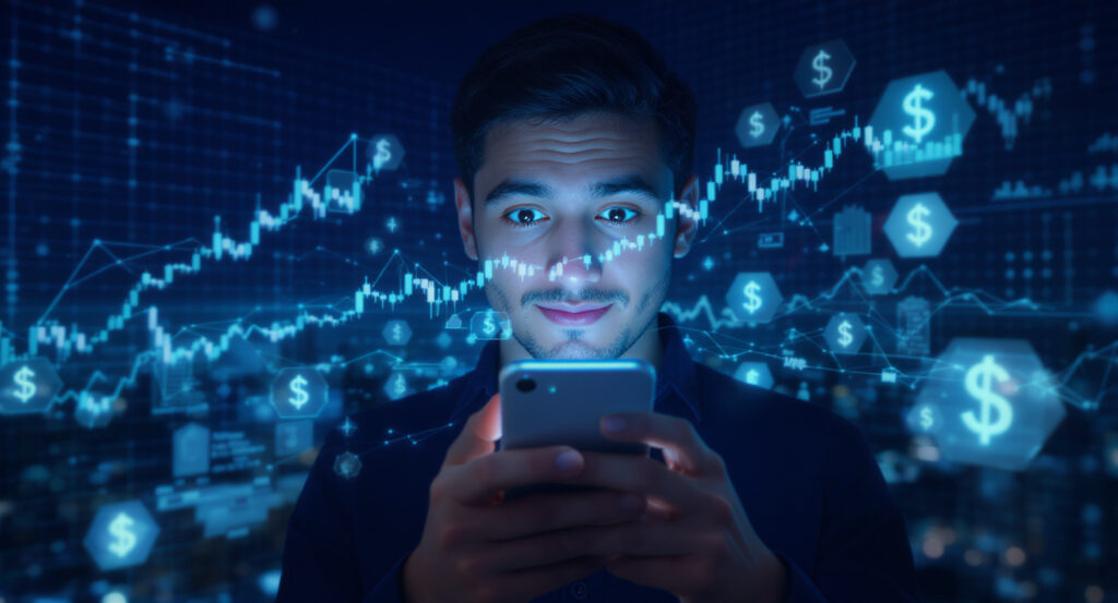 AI-Driven Investing Tips for Beginners – futuristic smart investing with AI