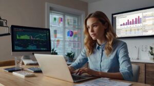 AI emergency fund calculator in use at home