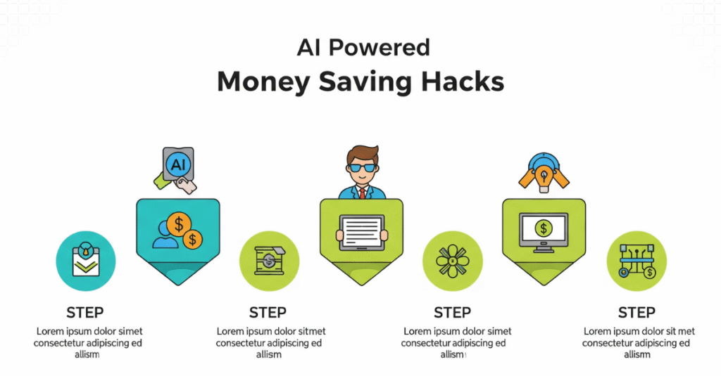 AI Budgeting Hacks That Save Money Fast Infographic