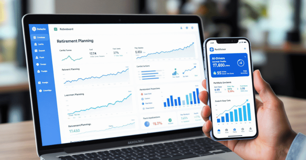 AI retirement planning robo-advisor tools USA 2025