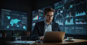 AI Budget Automation dashboard showing smart money management in 2025