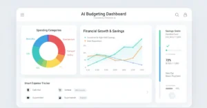 ai budgeting tools 2025 dashboard showing smart financial analytics