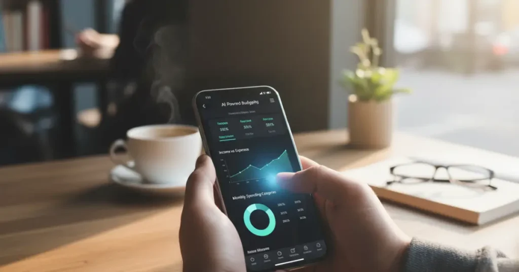 AI Budgeting Apps 2025 interface on smartphone