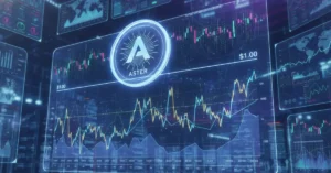 Aster token rebounds to $1 amid crypto liquidations