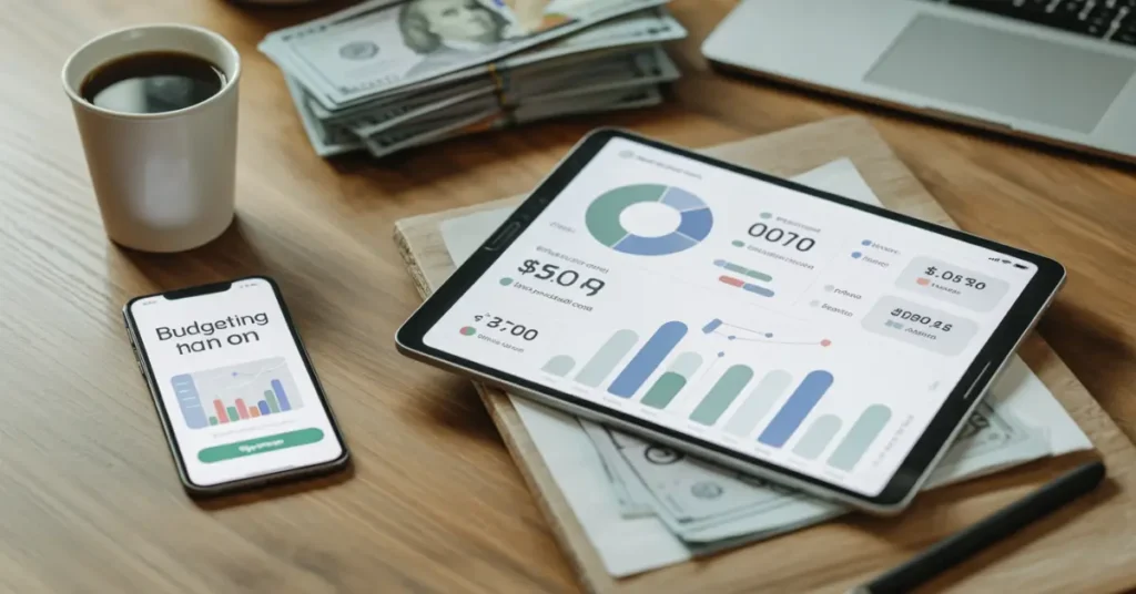 Budget for Rent Beginners USA using budgeting apps and tools