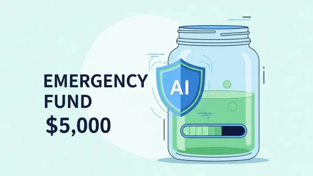 $5,000 emergency fund with AI