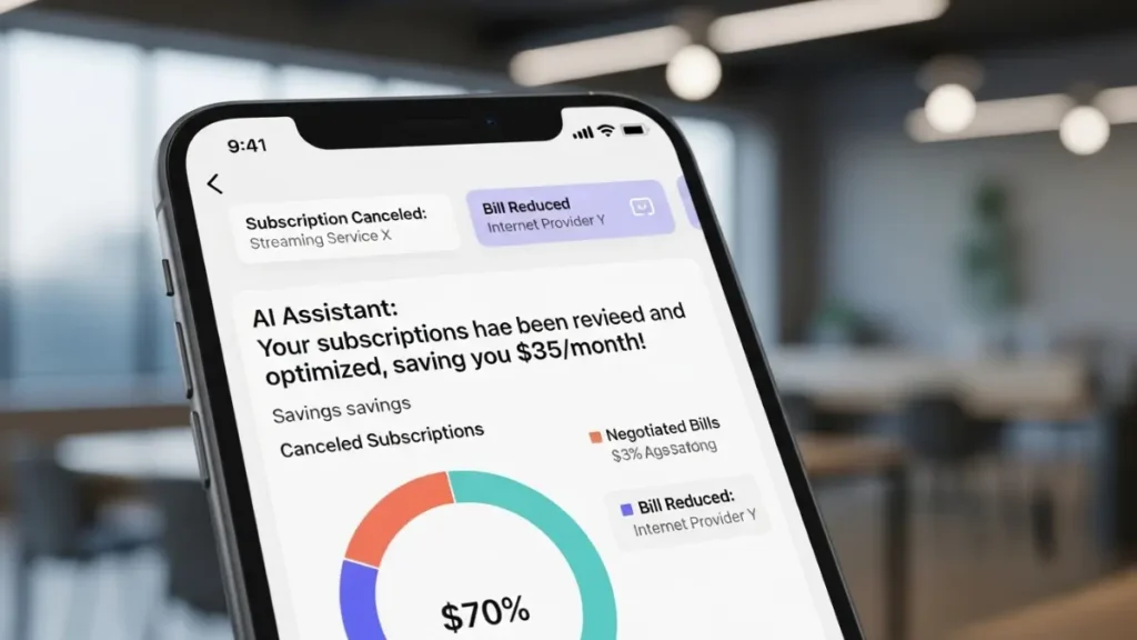 AI apps that cut monthly expenses by managing subscriptions and bills