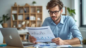 Basics of Personal Finance USA – young professional budgeting and planning finances