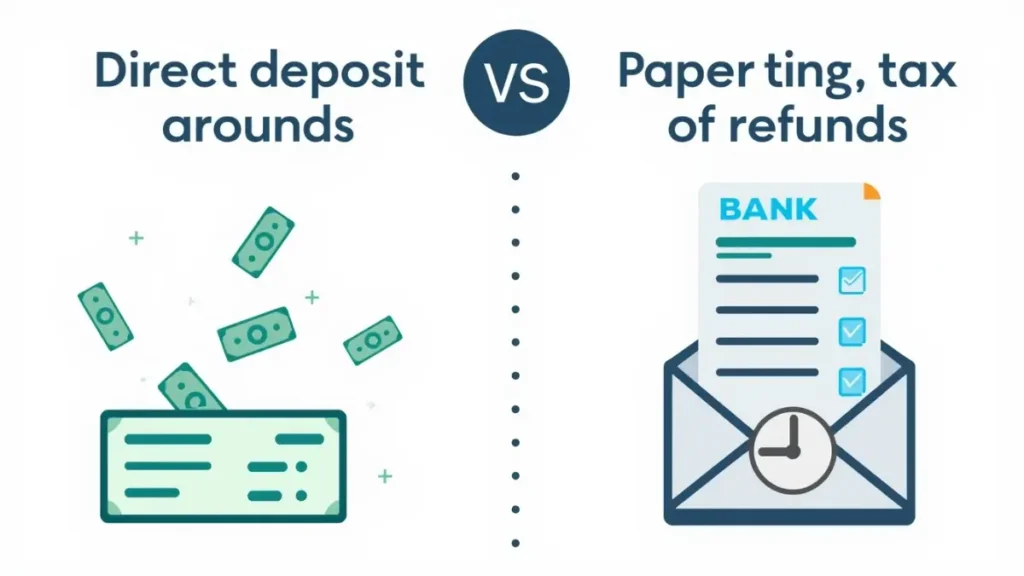 Tax Refund Timeline 2026 direct deposit vs paper check speed comparison