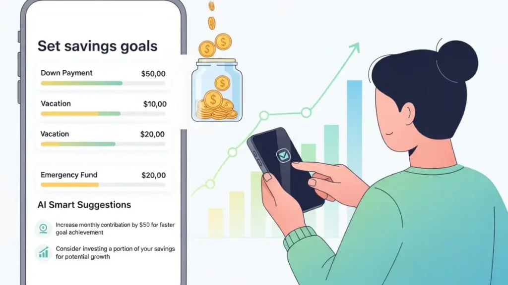 free AI tools for personal finance 2026 savings goals planner